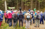 Zweite Kundgebung an der Abzweigung Hickelhöhle