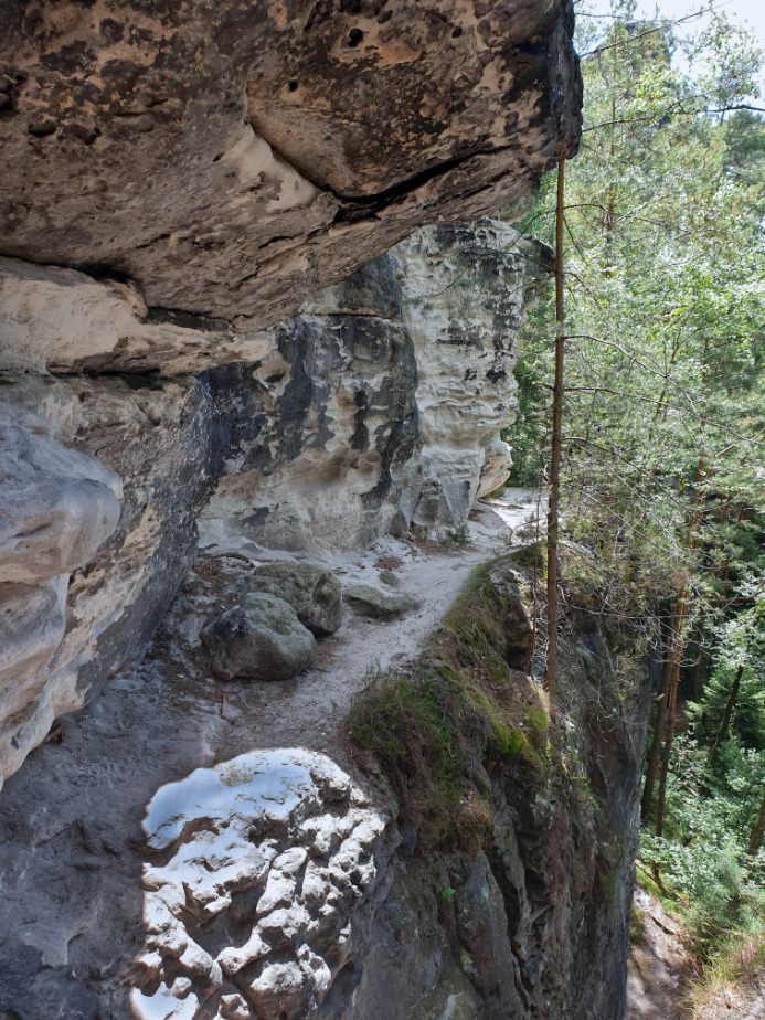Weg vom Honigsteinkopf kommend